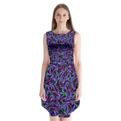 Sleeveless Chiffon Dress   