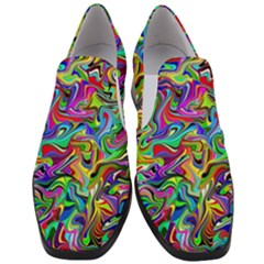 Women Slip On Heel Loafers 
