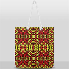 Full Print Rope Handle Tote (Large) 
