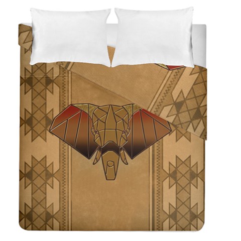 Wonderful Elephant Duvet Cover Double Side (Queen Size) from