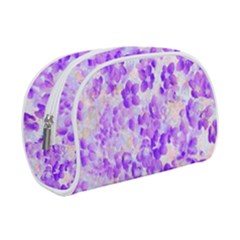 Purple Spring Flowers Makeup Case (Small) from