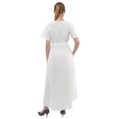 Front Wrap High Low Dress 