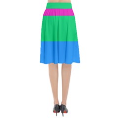 Flared Midi Skirt 