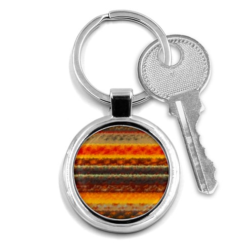 Fading shapes texture Key Chain (Round) from Front
