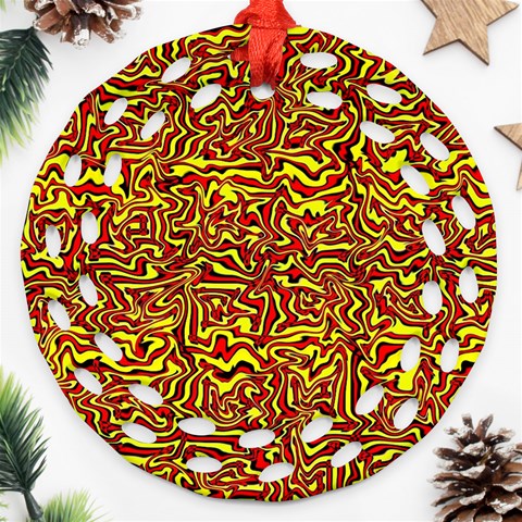 Rby 73 Ornament (Round Filigree) from Front